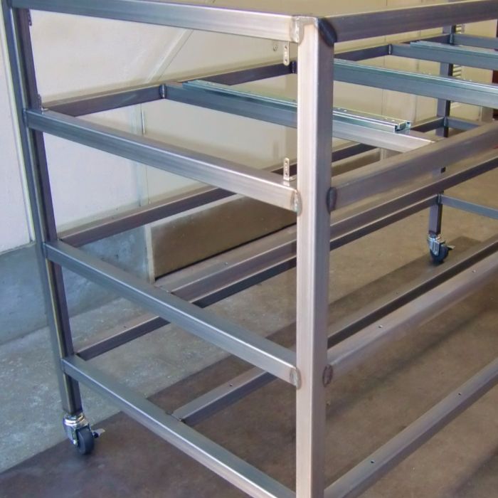 角パイプ溶接跡