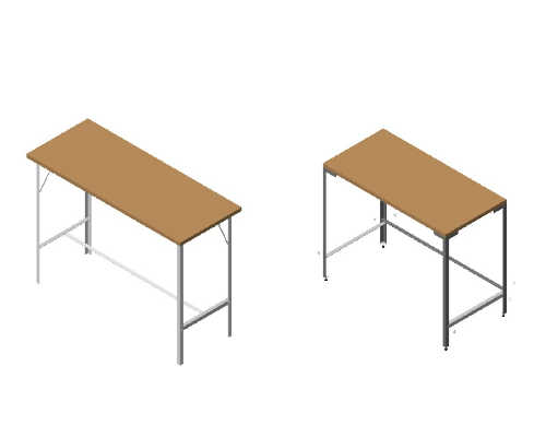 アイアン脚ダイニングテーブル