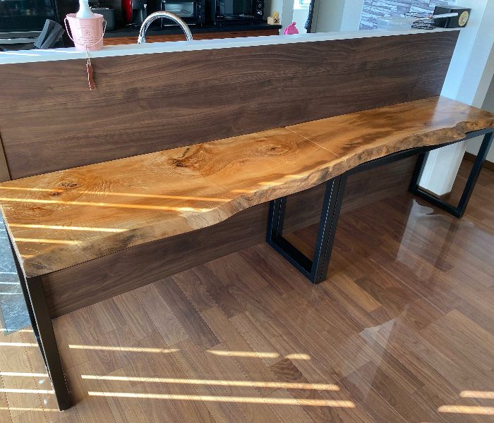 一枚板テーブル脚オーダー