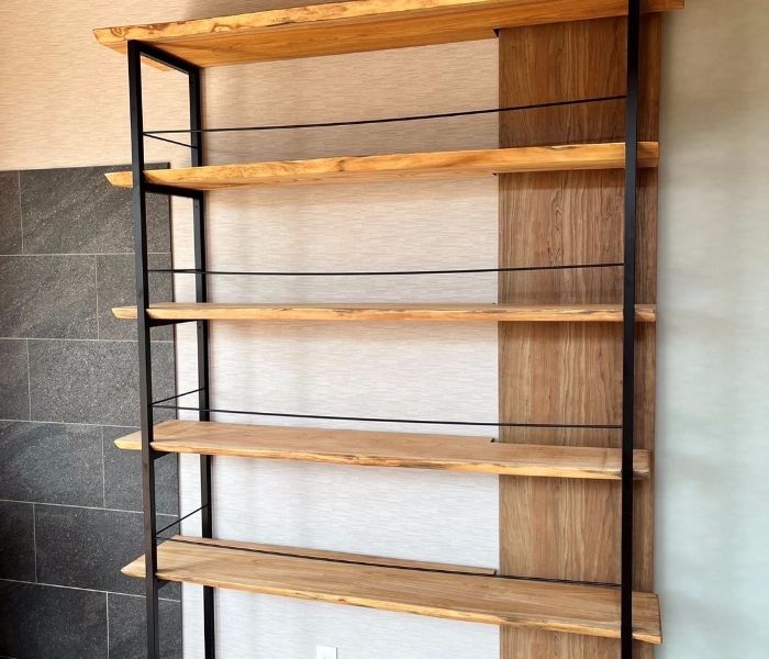 ボトル棚フレームアイアン