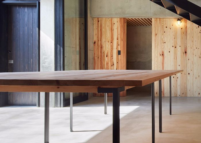 アイアン脚作業台